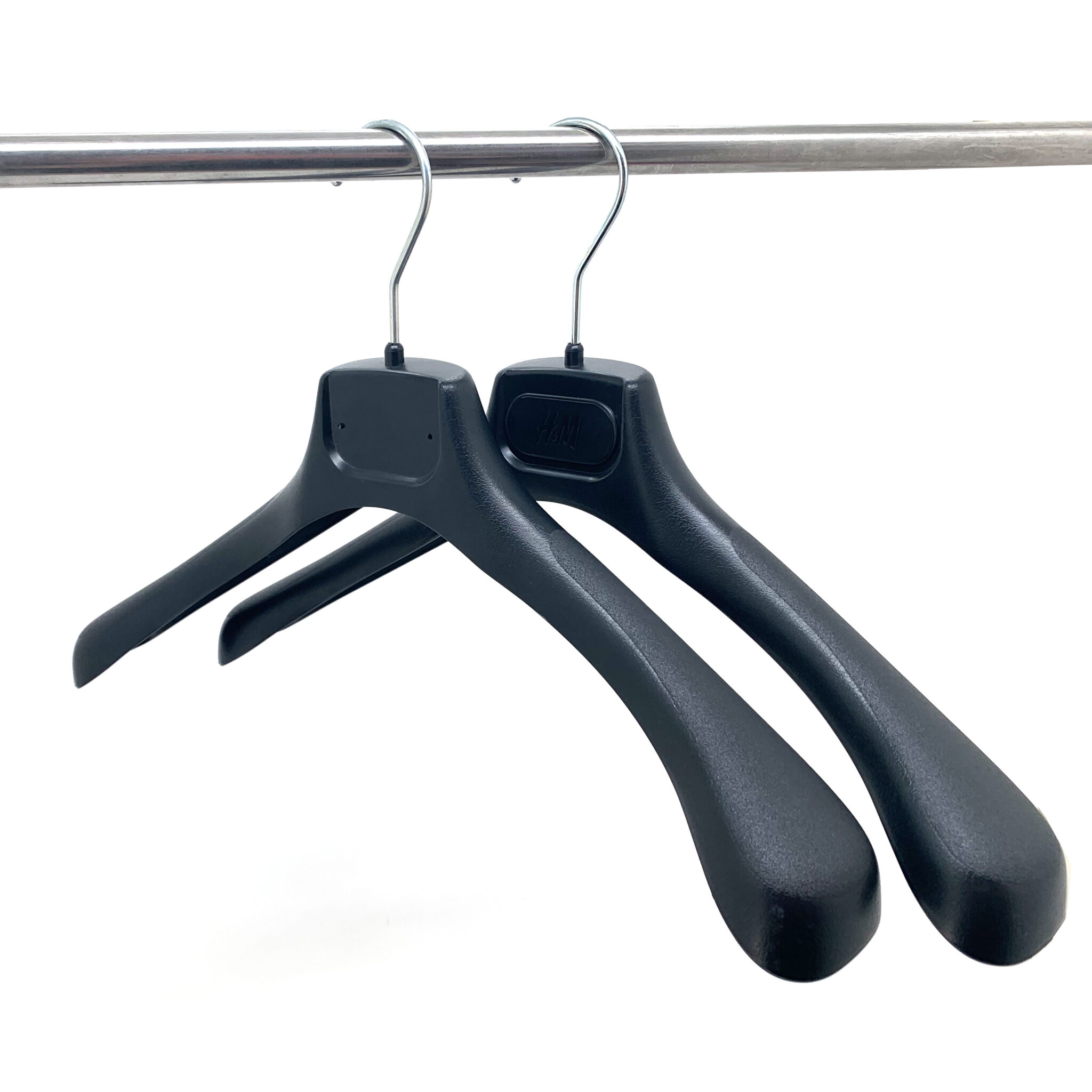 Adult Recycled Plastic Suit Hanger w Large Shoulder Recycle to Use