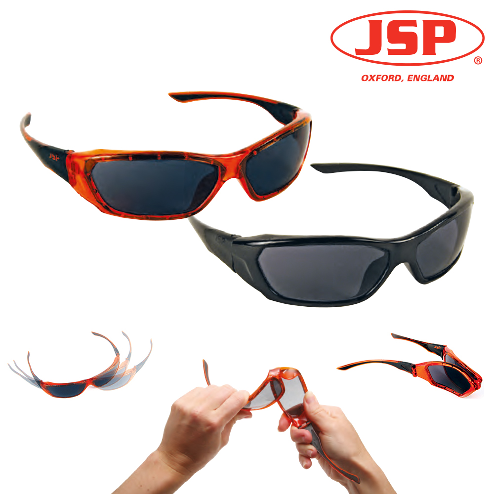 JSP FORCEFLEX SAFETY GLASSES RED RECOVERY EQUIPMENT DIRECT