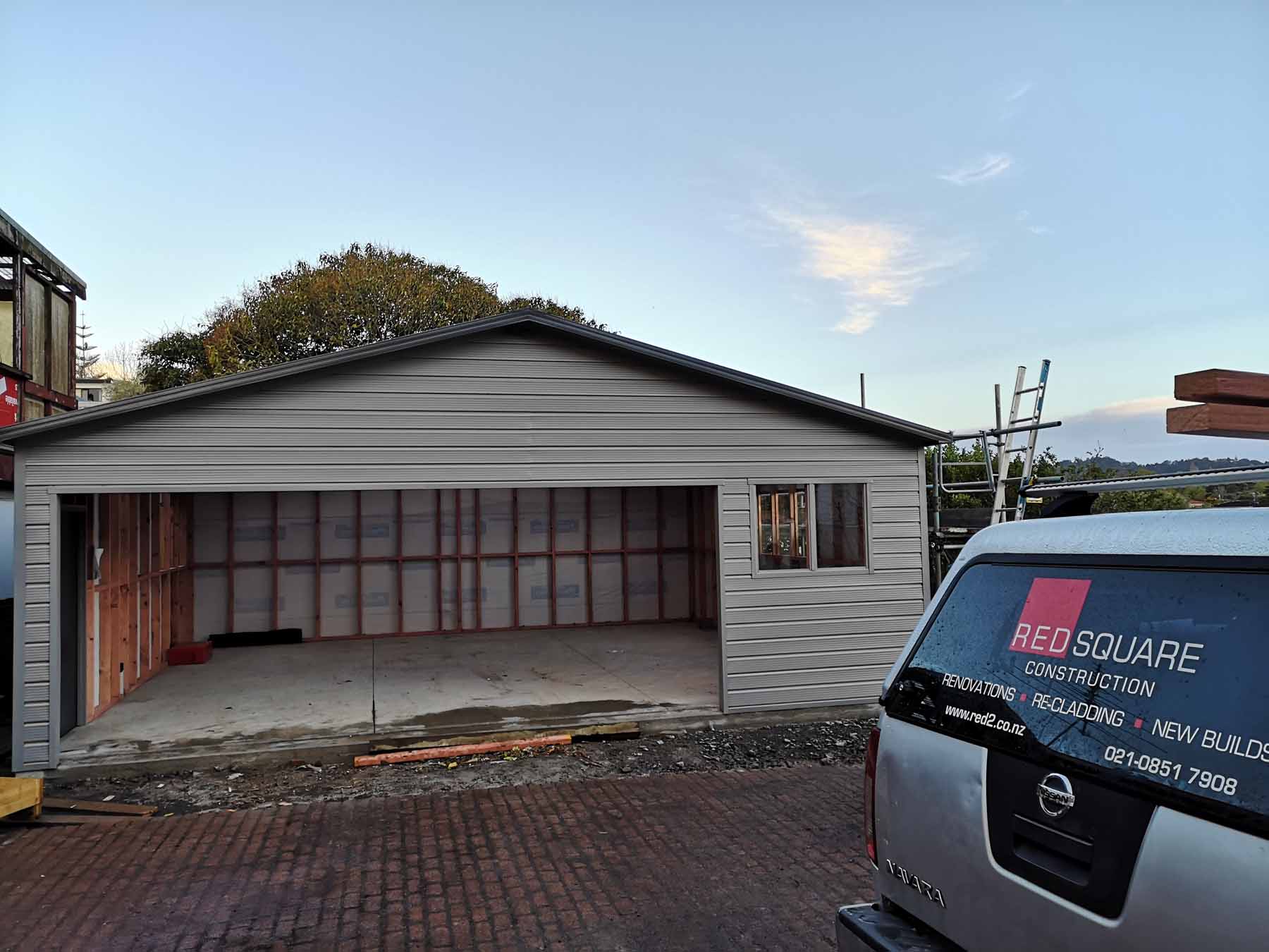 Garage Builder Garages Auckland Red Square Construction