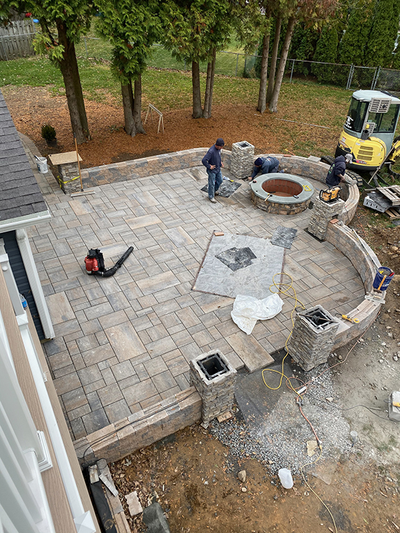 Paver Patio Install Chester NJ Reda Brothers