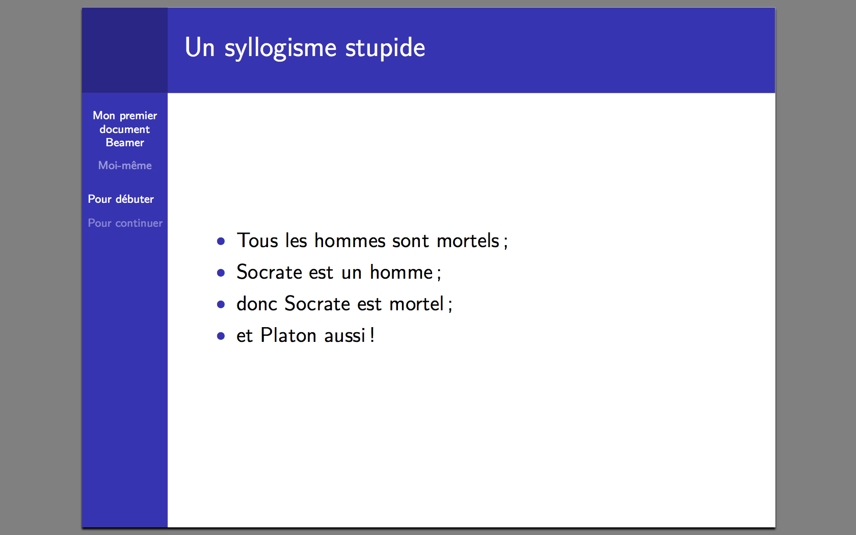 Beamer une classe LaTeX pour faire vos présentations Cuk.ch
