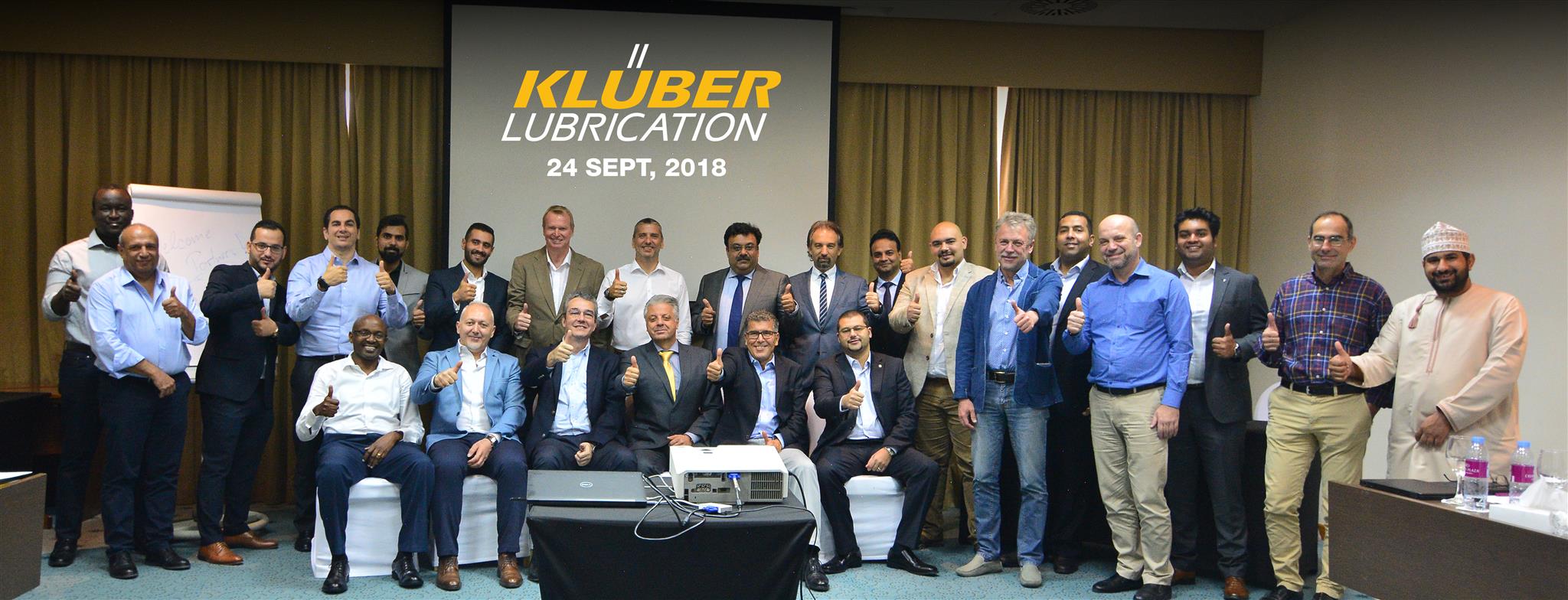 Channel Partners Sales Meeting with Kluber Lubrication REDA Chemicals