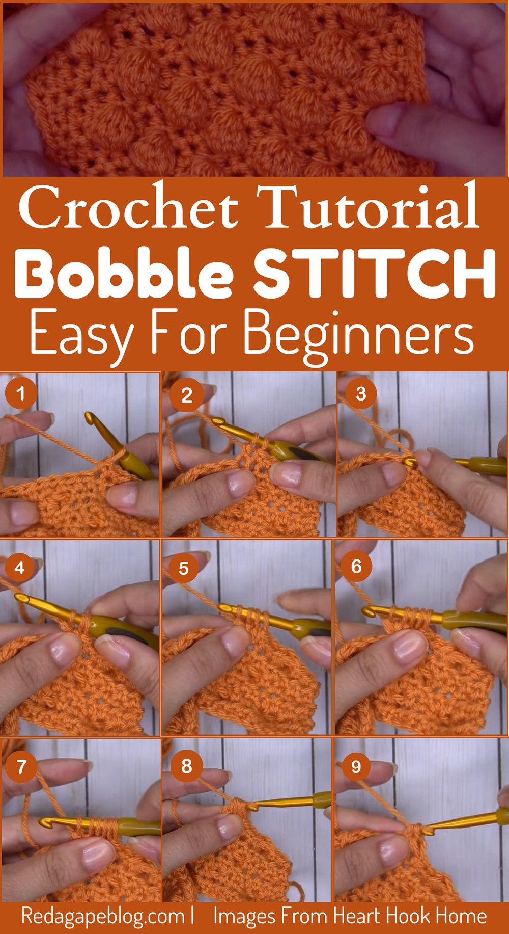 How to Crochet Bobble Stitch In Just 9 Steps Red Agape Blog