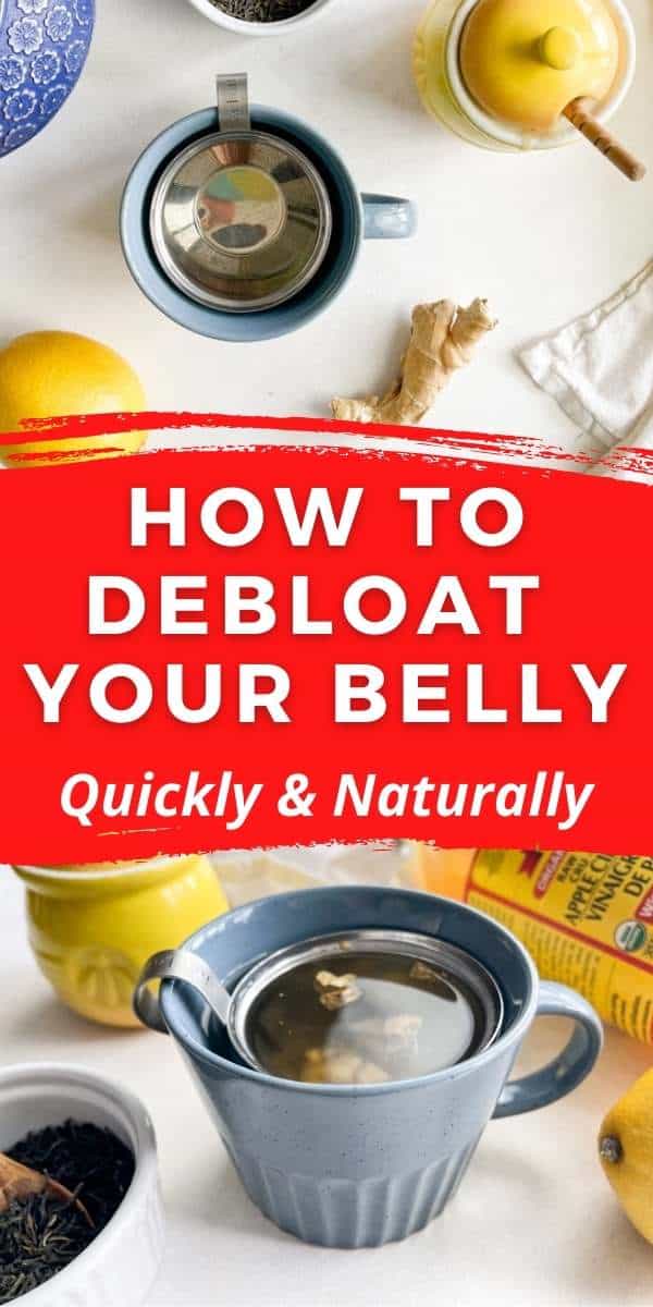 How to Debloat Your Stomach Quickly (Easy Tea Remedy)