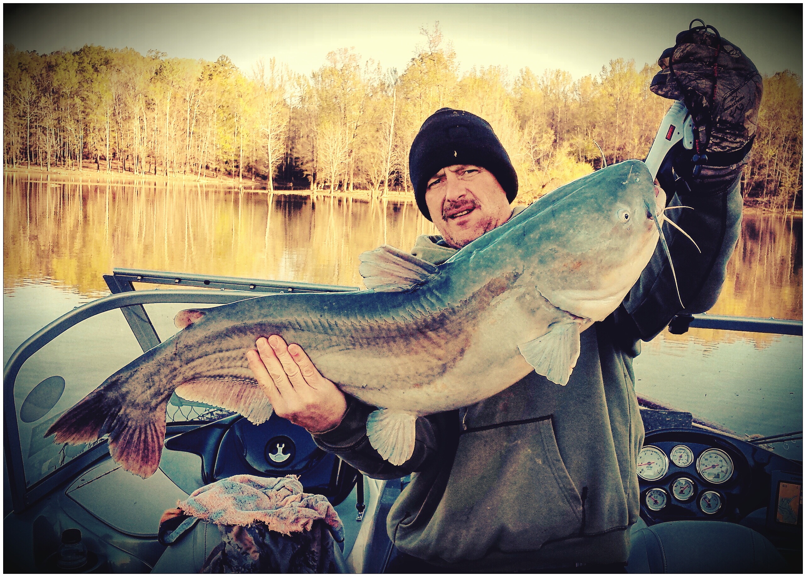 April 2016 Guided catfishing trips on Kerr Lake