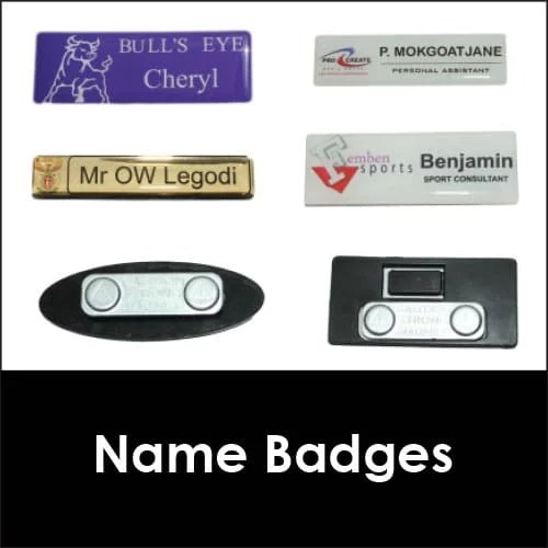 Name Tags & Name Badges Pretoria Redblock Advertising Media
