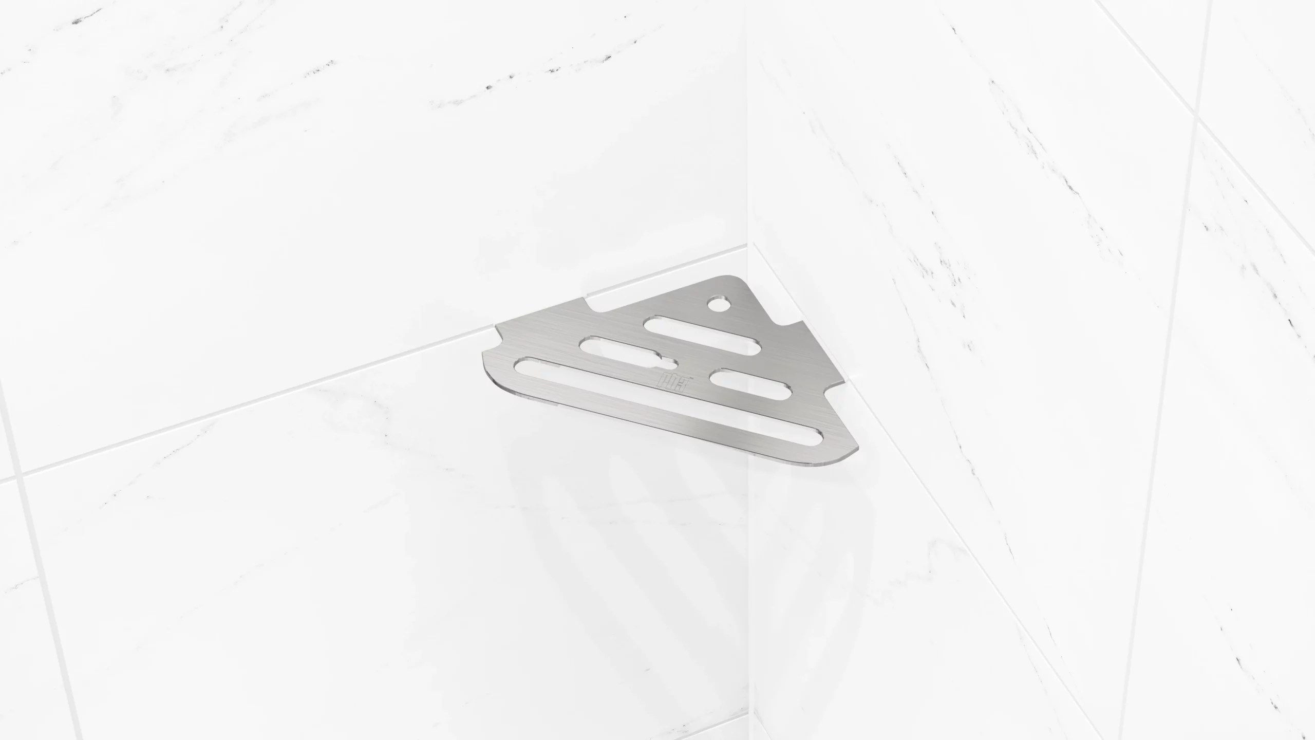RB3 Corner Shower Shelf 316 Stainless Steel