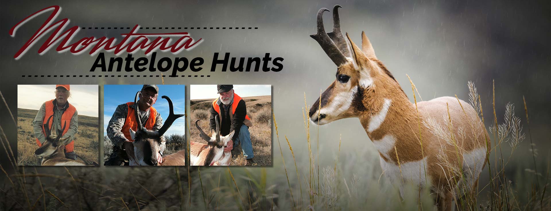Trophy Pronghorn Antelope Hunting in Big Sky Country with Redbone