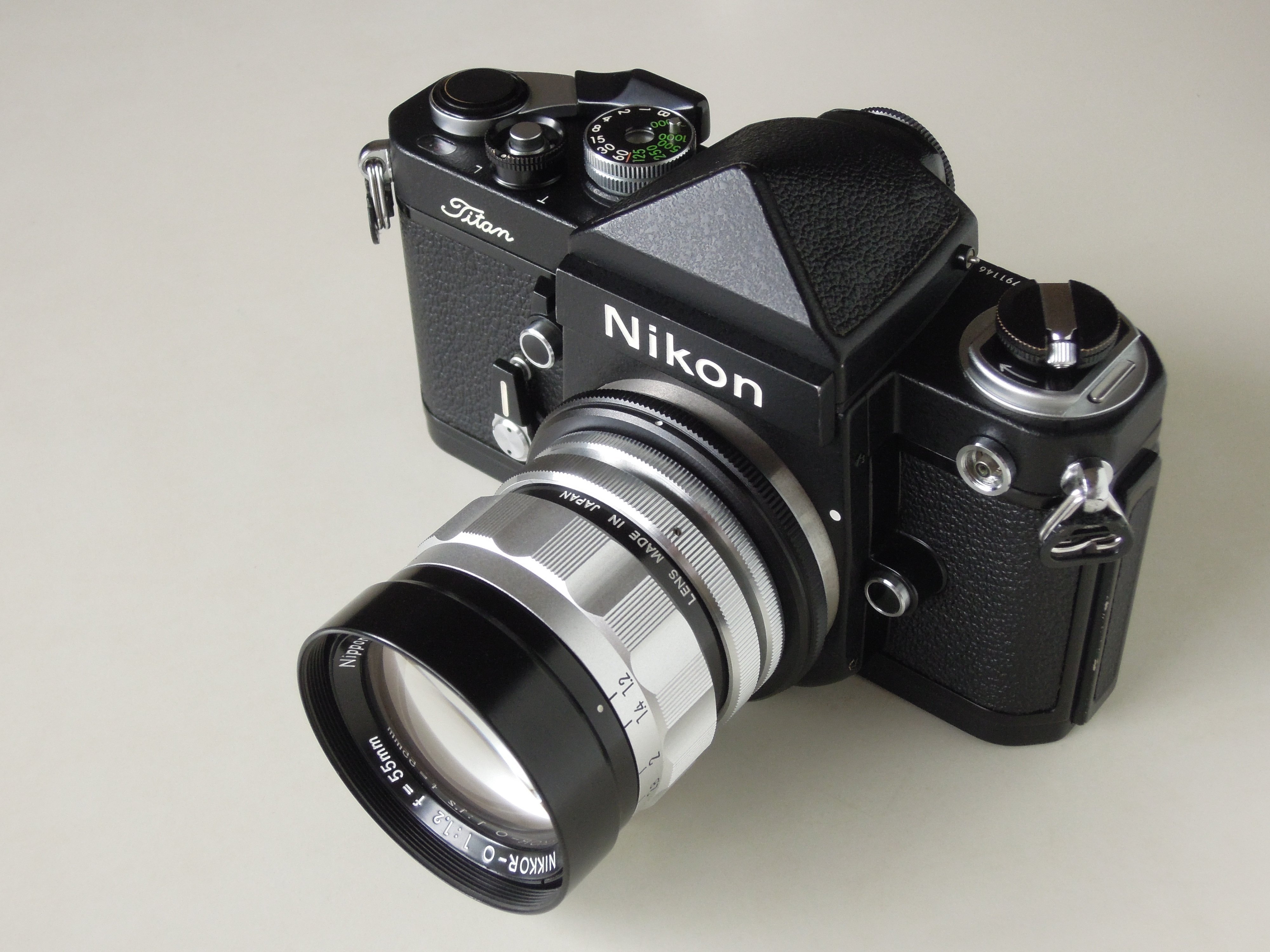 CRT Nikkor 55mm F1.2 High Speed Macro Lens