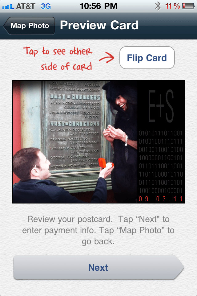 Redbridge Online Product Review Postcard on the Run App (genius!)