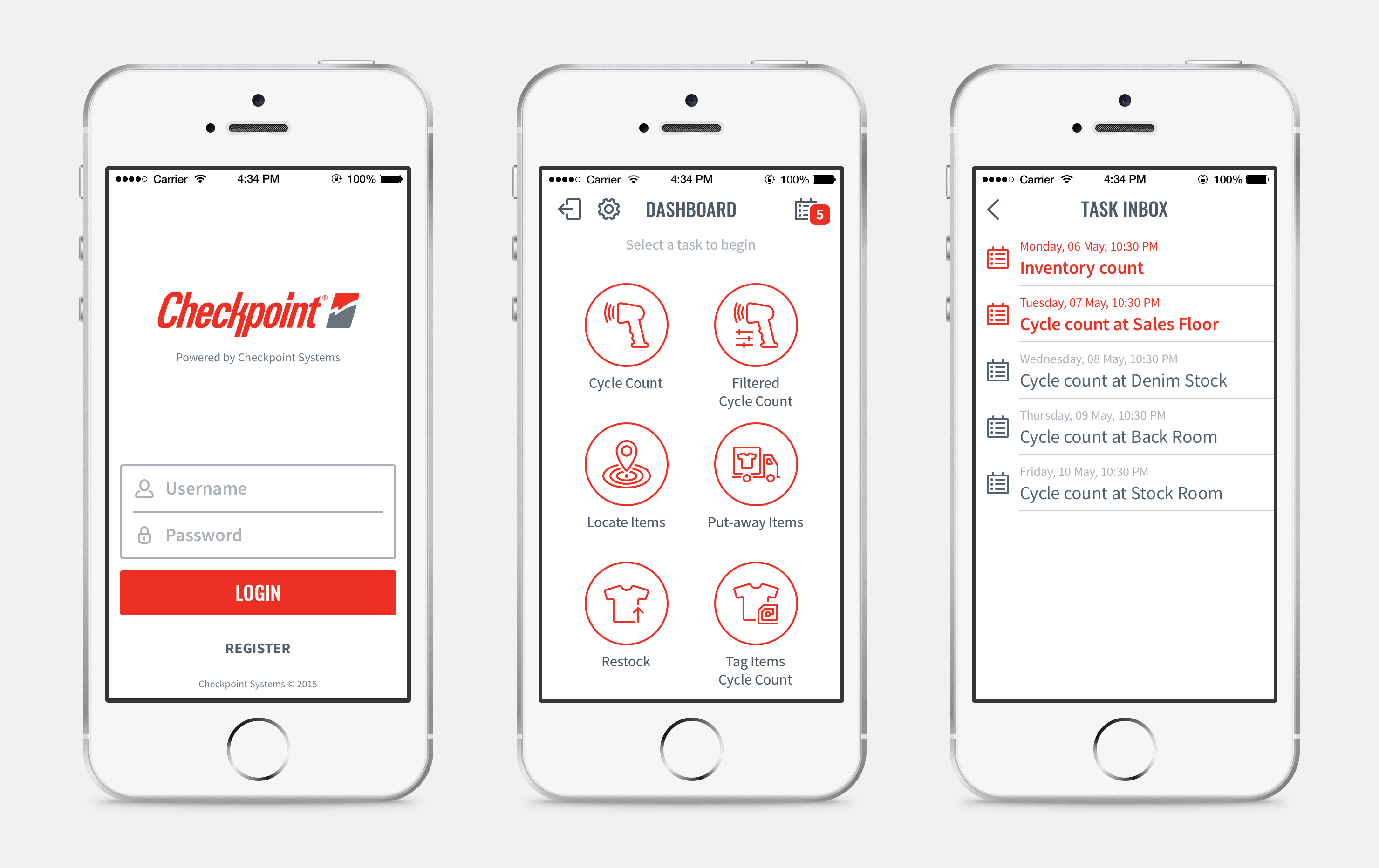 Logistics app for warehouse workers Redbrix