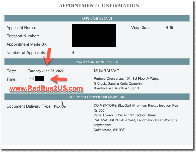 GUIDE US Visa Stamping using Dropbox Appointment in India