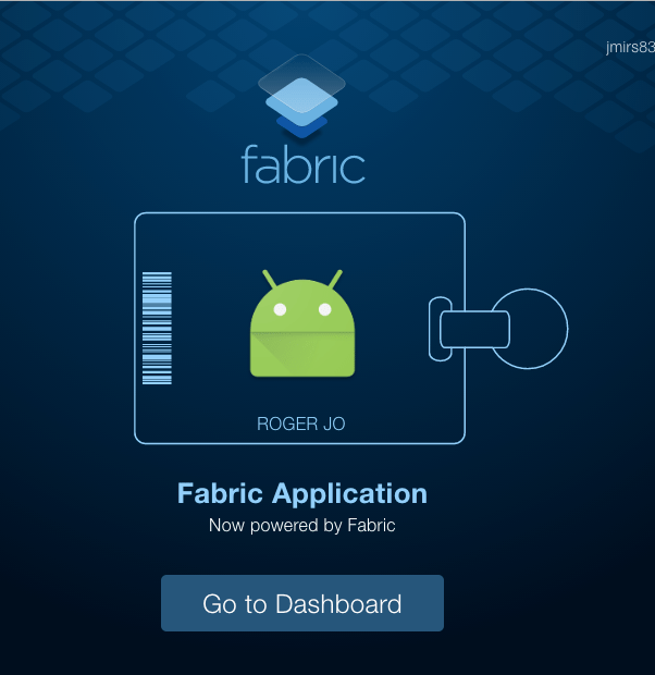안드로이드 fabric 사용하기 redbyzan