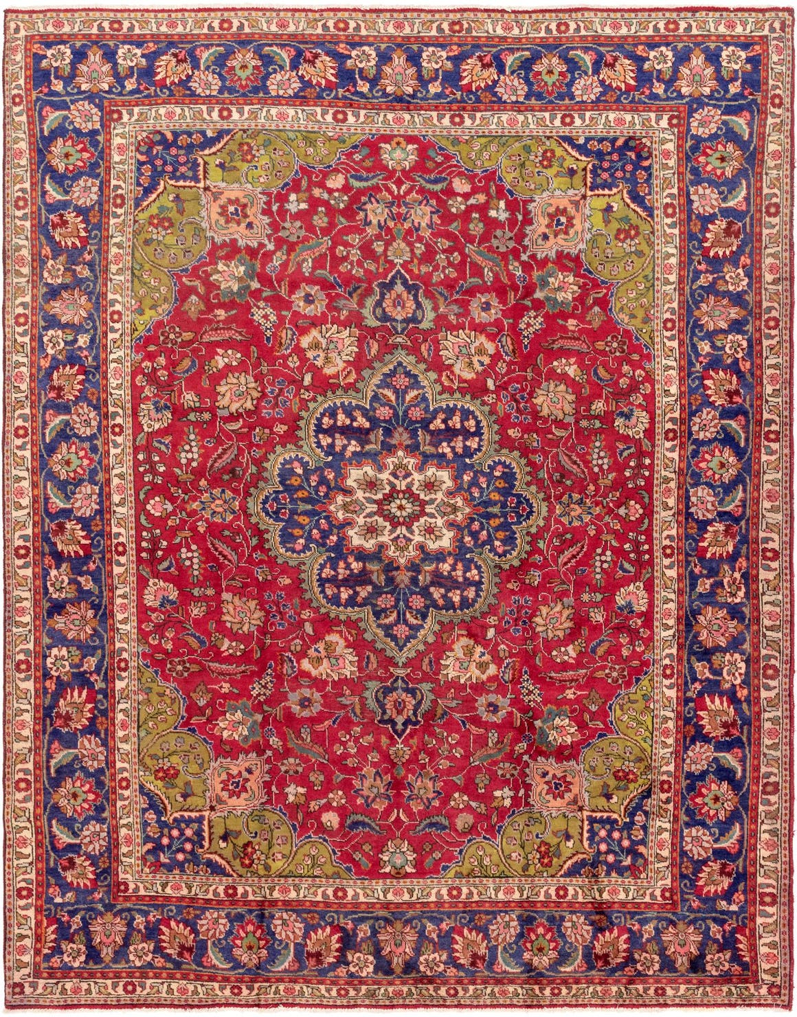 10′ x 12′ 7 Tabriz Persian Rug