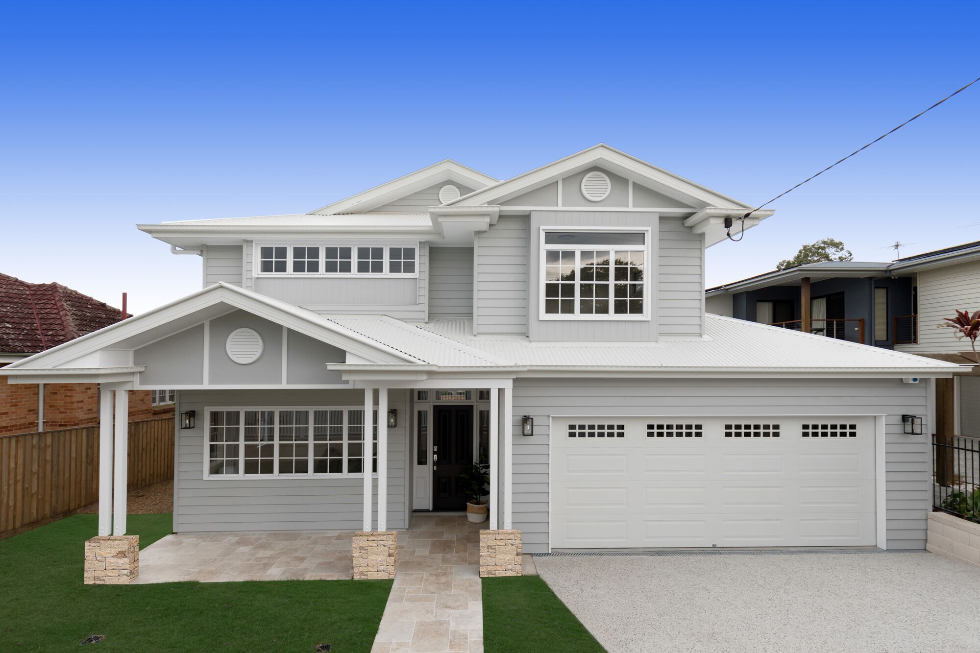 Latest Project Hamptons Home in Coorparoo Redchip Constructions
