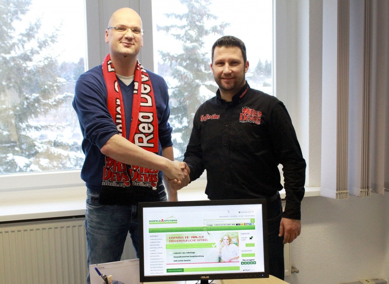 BodfeldApotheke ist neuer Sponsor Red Devils Wernigerode