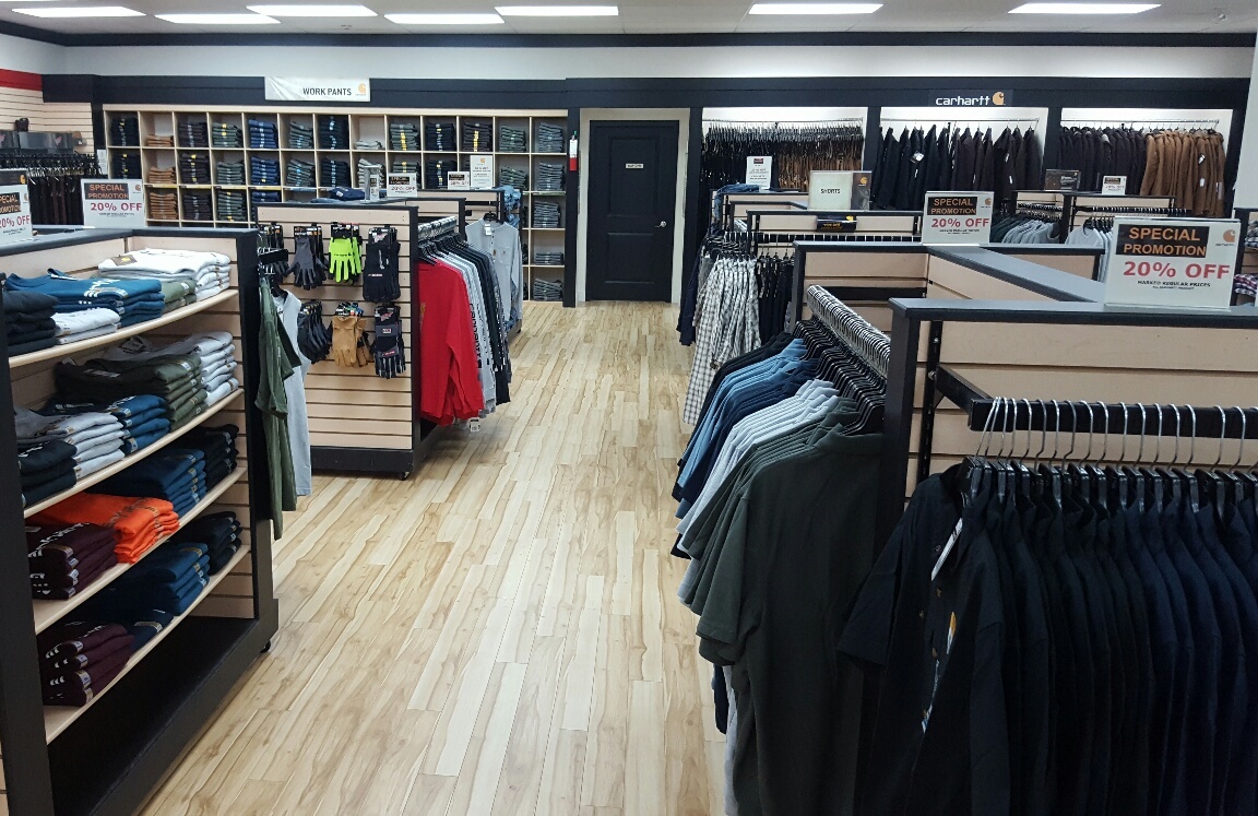 Nanaimo Reddhart Workwear Stores of Canada