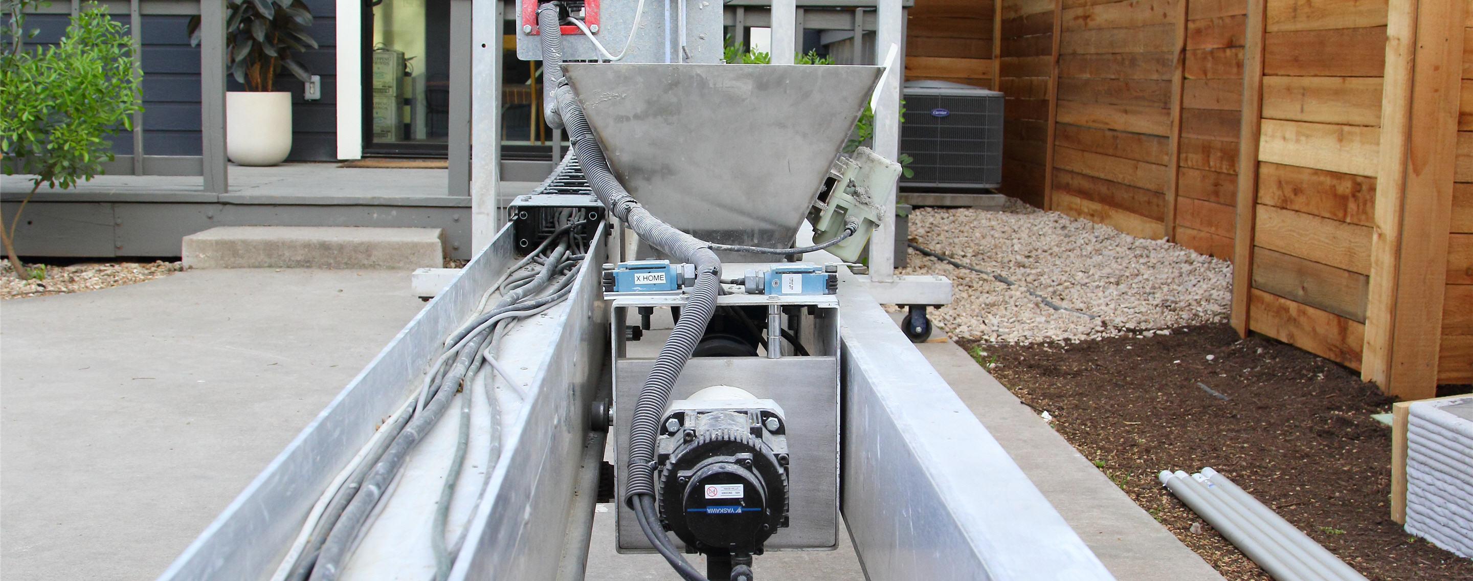 ICON Vulcan Concrete 3D Printer Pump Studios