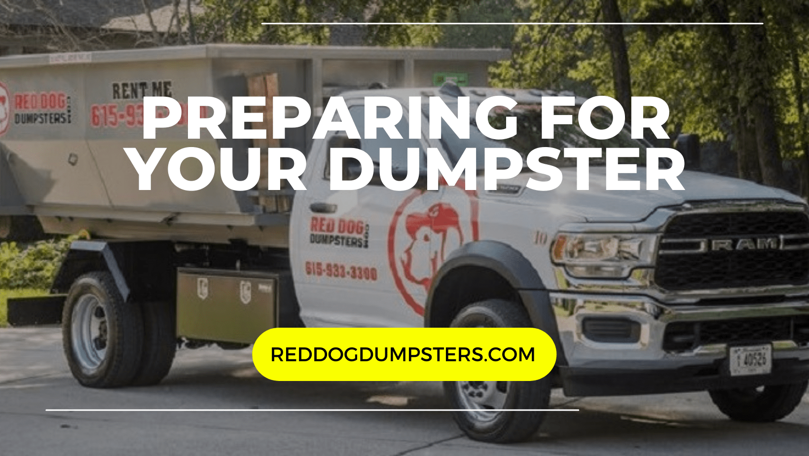 How to Prepare for Your Dumpster Delivery A StepbyStep Guide Red