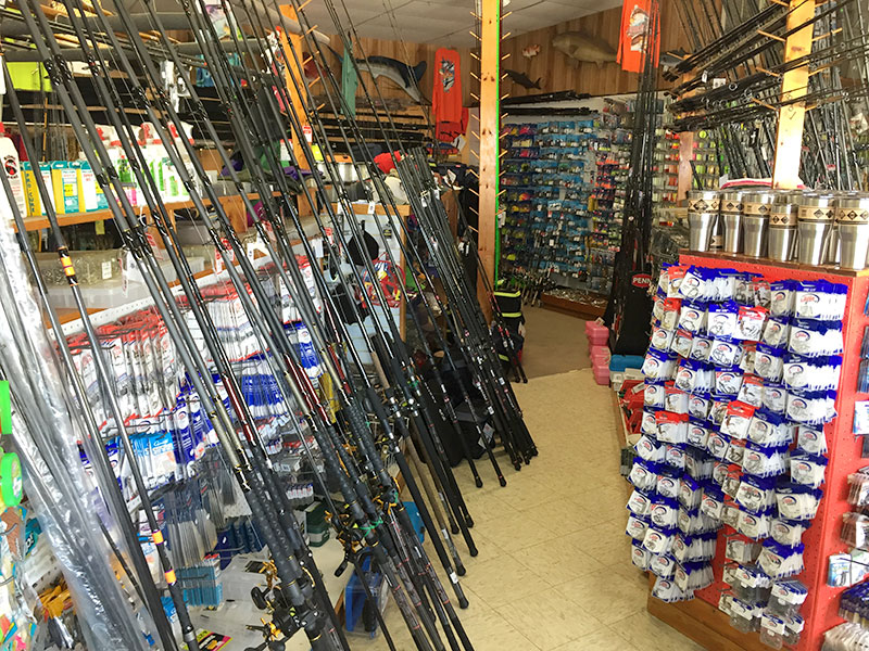 Cape Hatteras Bait and Tackle Shop fresh bait in Buxton NC OBX