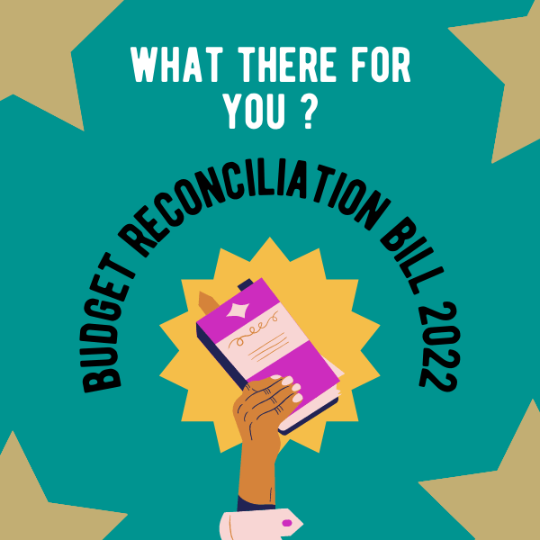 Budget Reconciliation bill 2021 The Law Offices of Prashanthi Reddy, PLLC