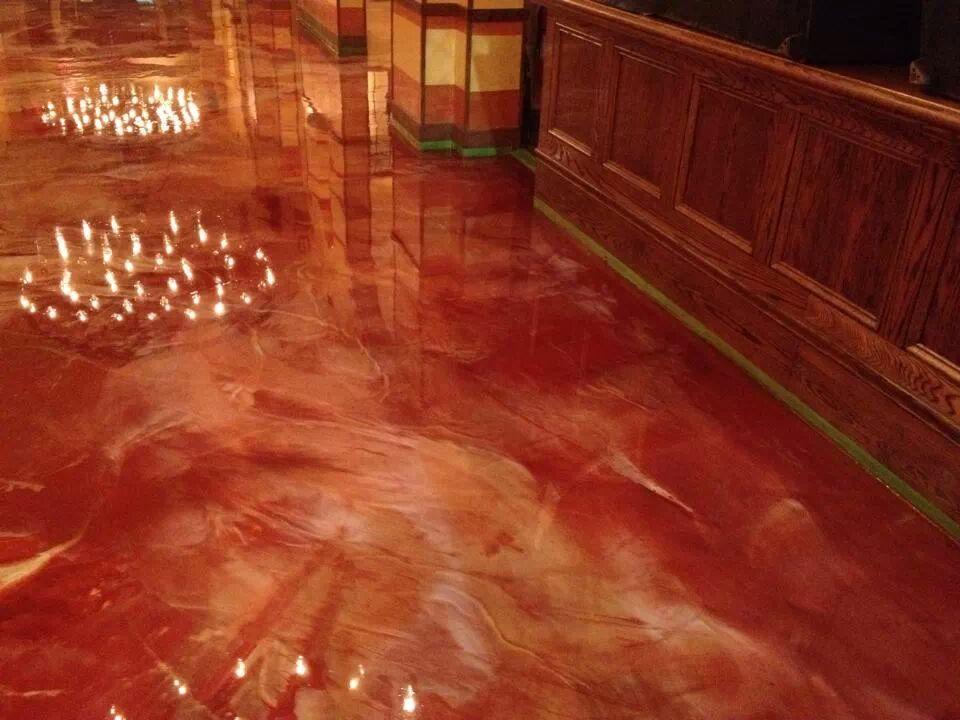 Metallic Marble Concrete Redeck of Central Ohio Decorative Concrete