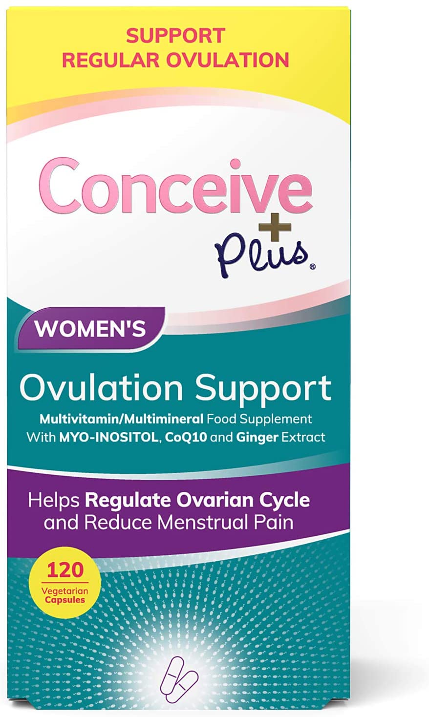 Conceive +Plus Regular Ovulation Support & Menstrual Pain Relief 120
