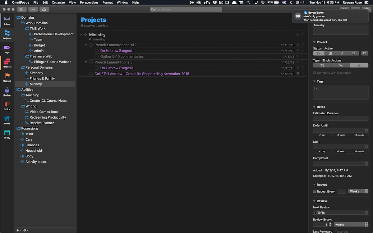 How I Use OmniFocus to Get More Done Redeeming Productivity