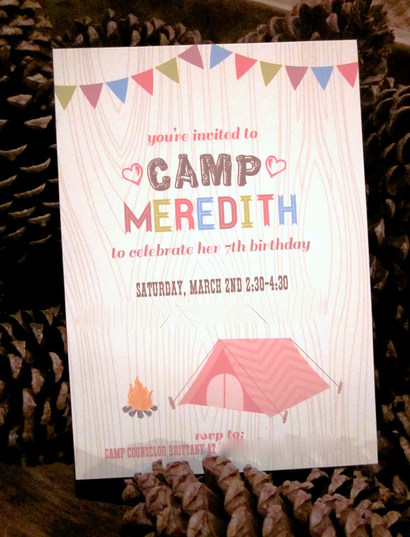 Camping Themed Birthday Party Redeem Your Ground