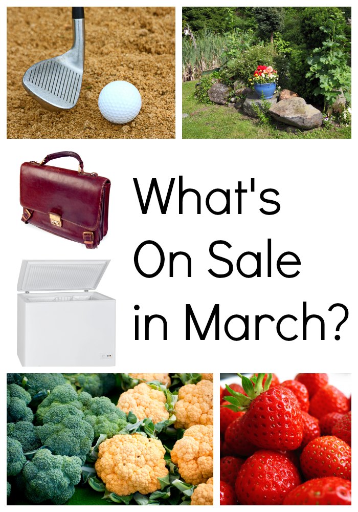 What Is On Sale in March Retail, Groceries & Produce