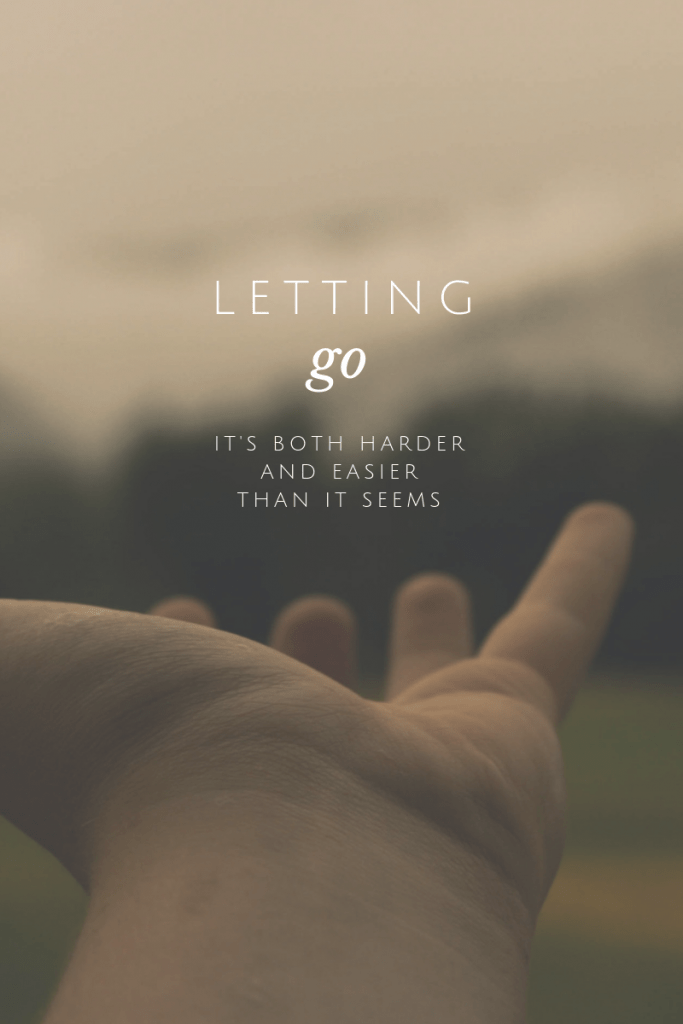 Letting Go… Redefining Perfect