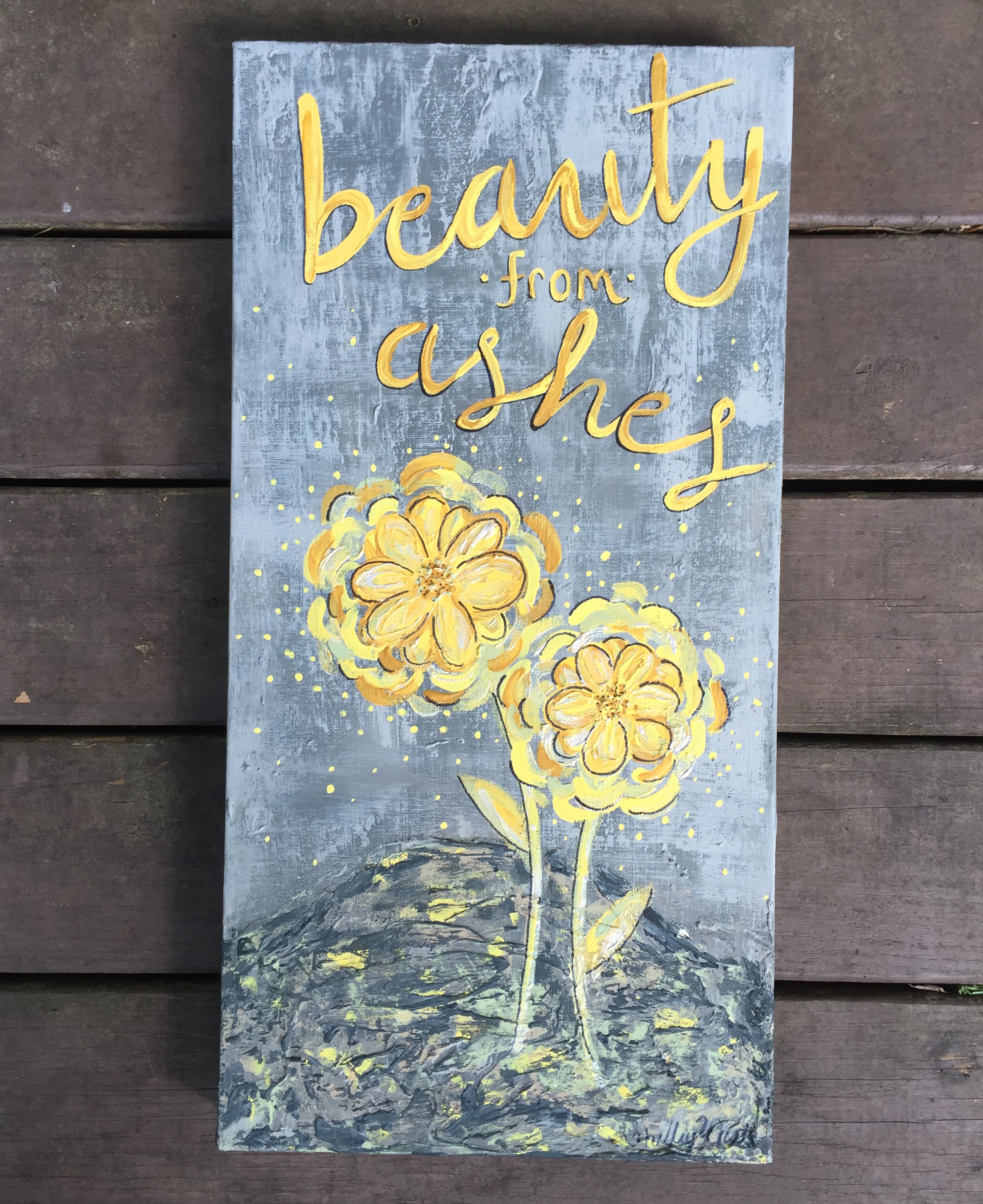 Beauty From Ashes Shelley West Art Redemptive Artistry