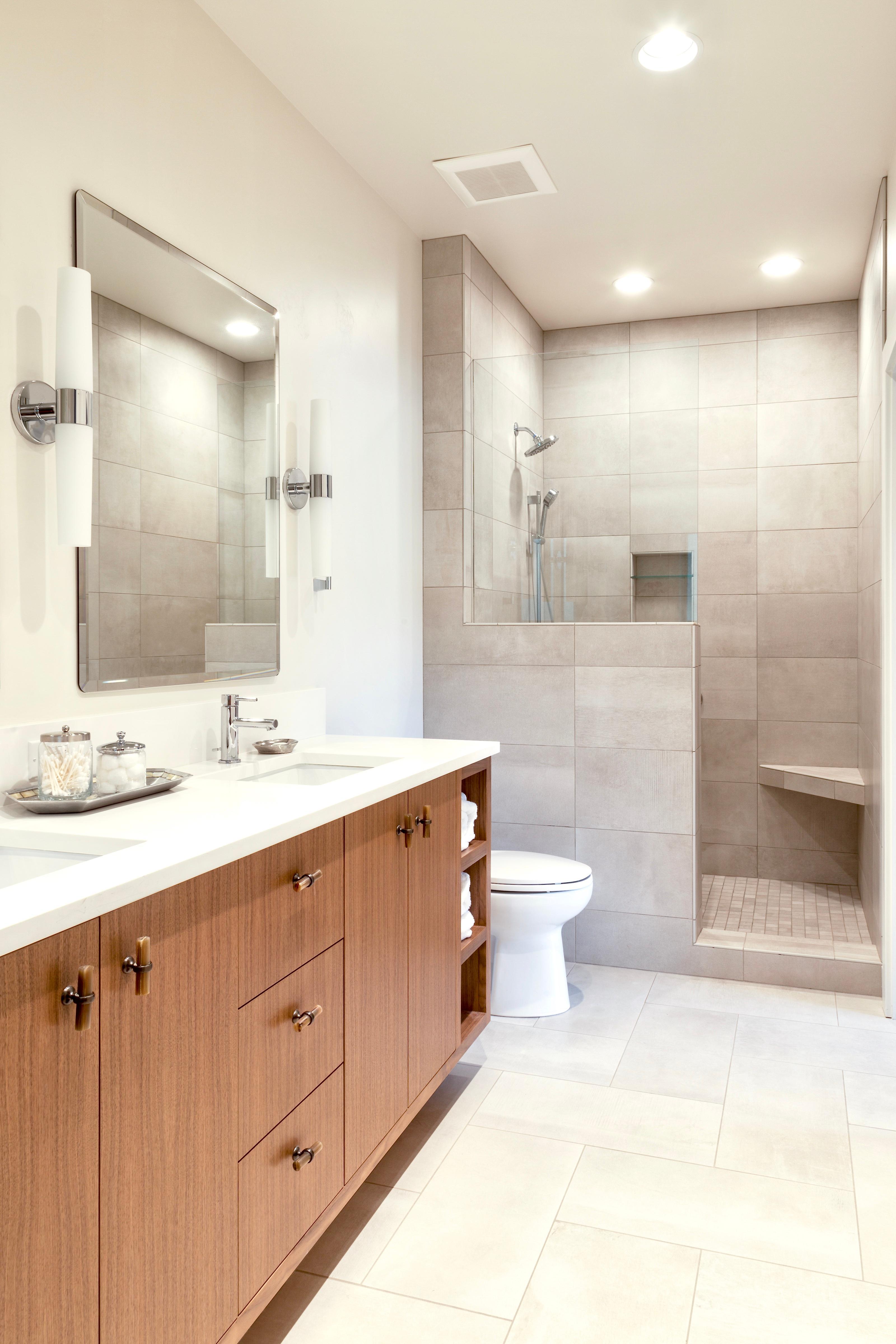 5th Ave New Build Master Bedroom, Guest Bathroom