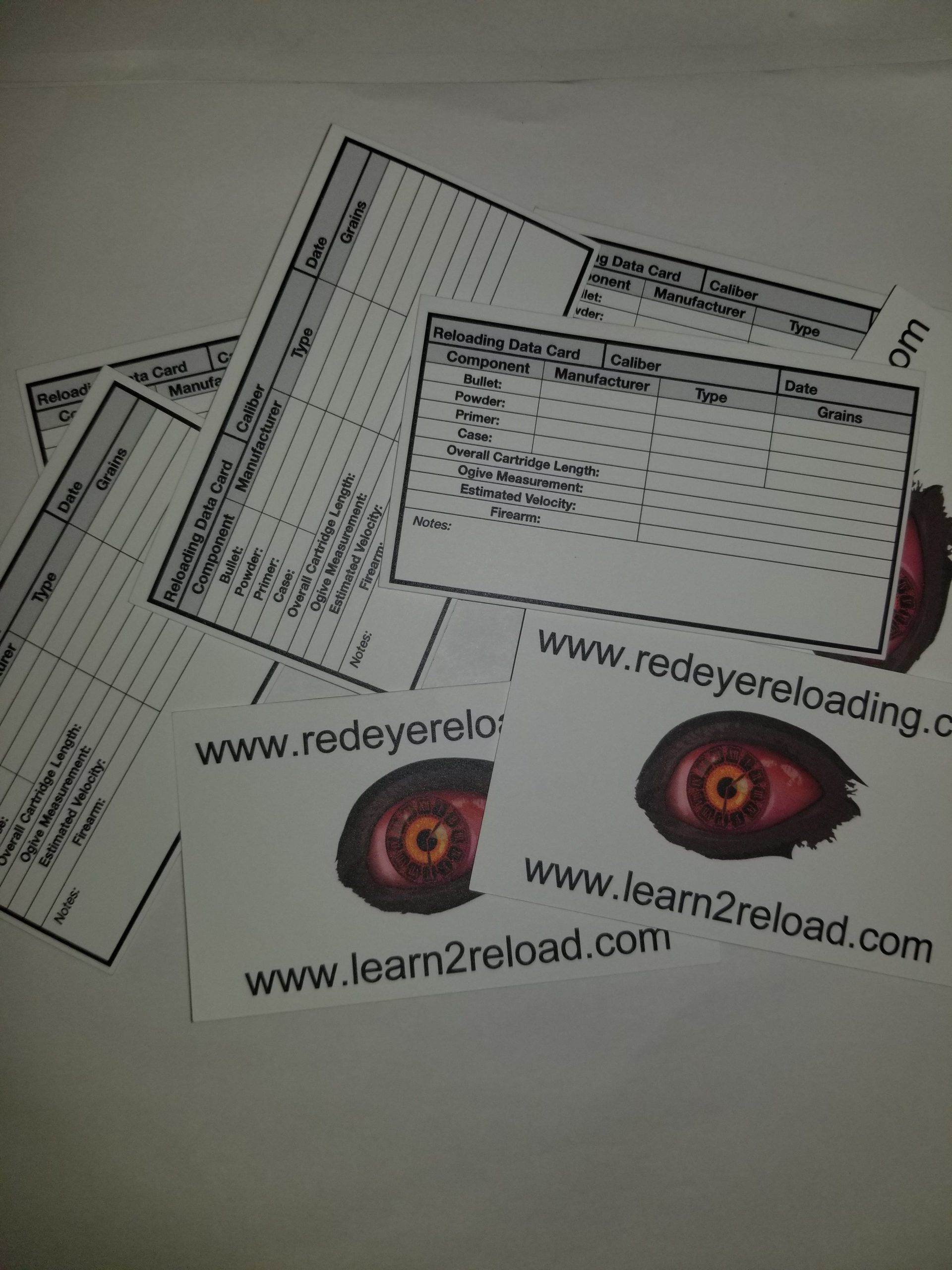 Redeye Data Cards RedEye Reloading