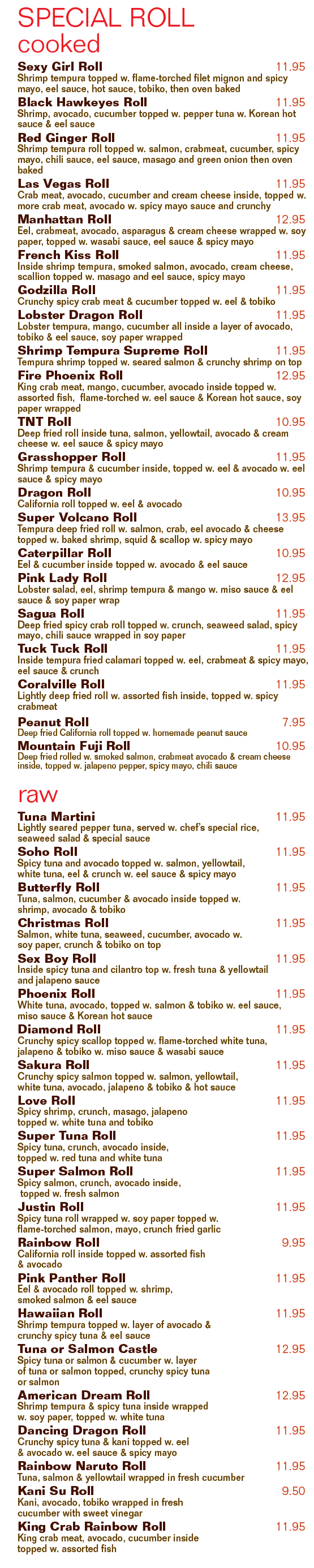 Red Ginger Sushi Teriyaki Ramen Japanese Restaurant 2230 EDGEWOOD RD