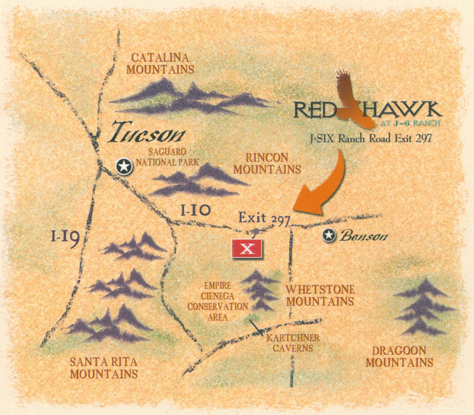 Location Red Hawk at J6 Ranch