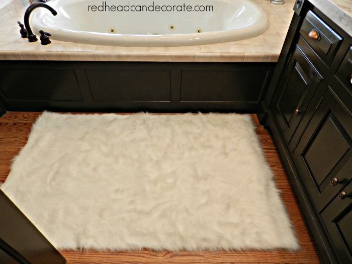 Affordable Faux Sheep Skin Area Rug Redhead Can Decorate