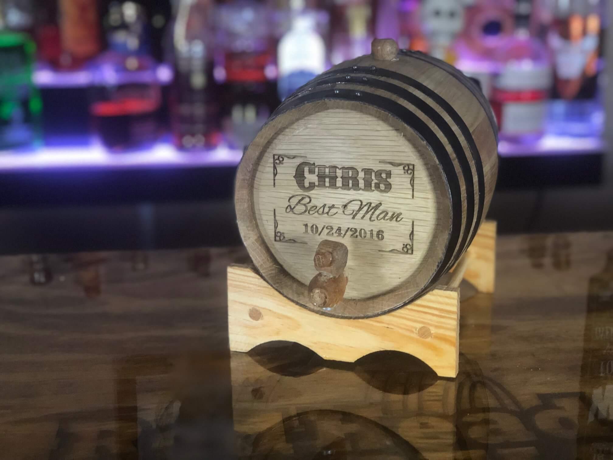 3 Liter Whiskey Infused Barrel Red Head Oak Barrels Aging Rum