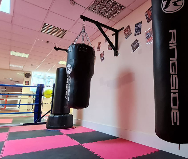 Redhill Amateur Boxing Club Boxing Ring Pads Gym Weights
