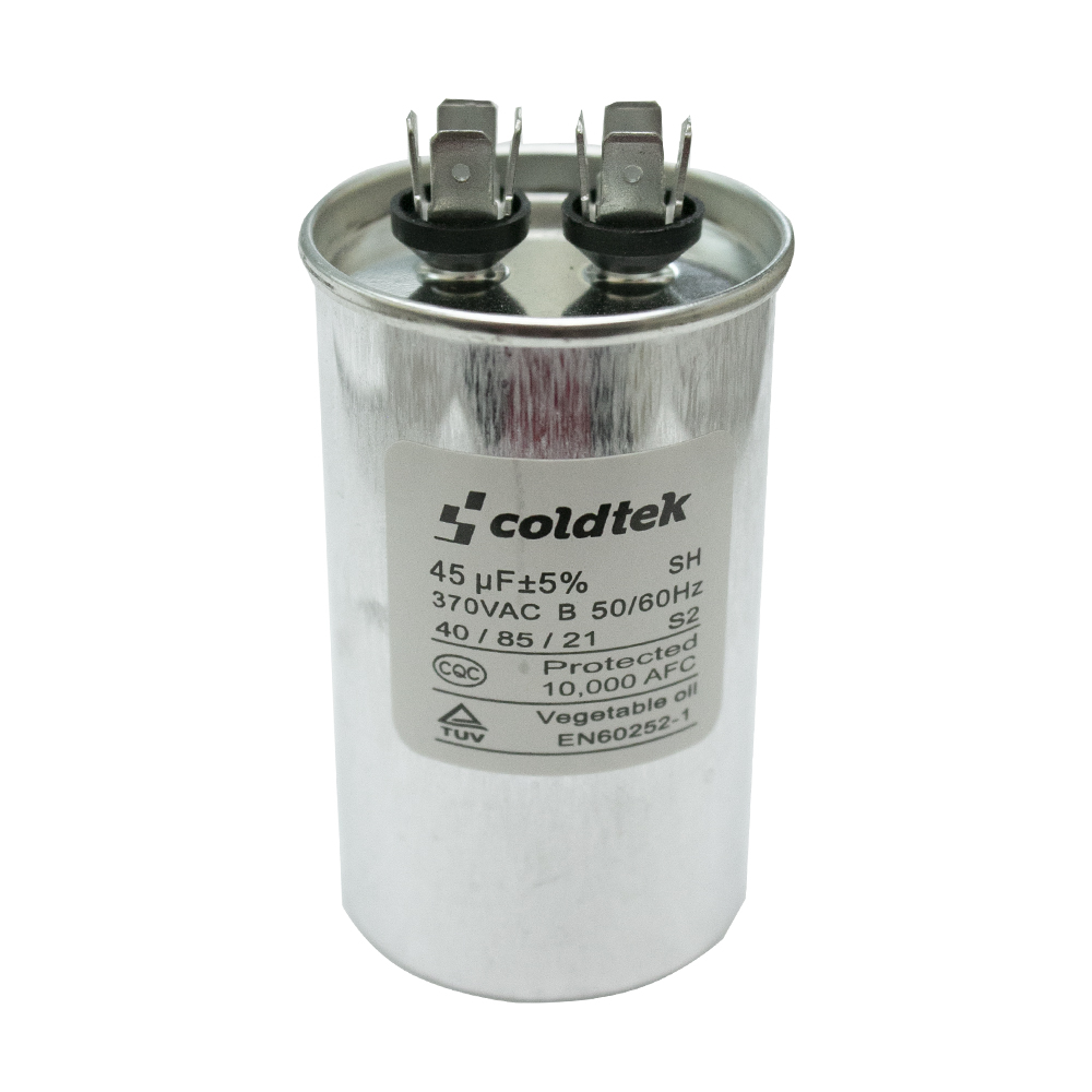 CAPACITOR 45 MF 370 VCA REDONDO ALUMINIO T/CONTINUO A/A Redhogar