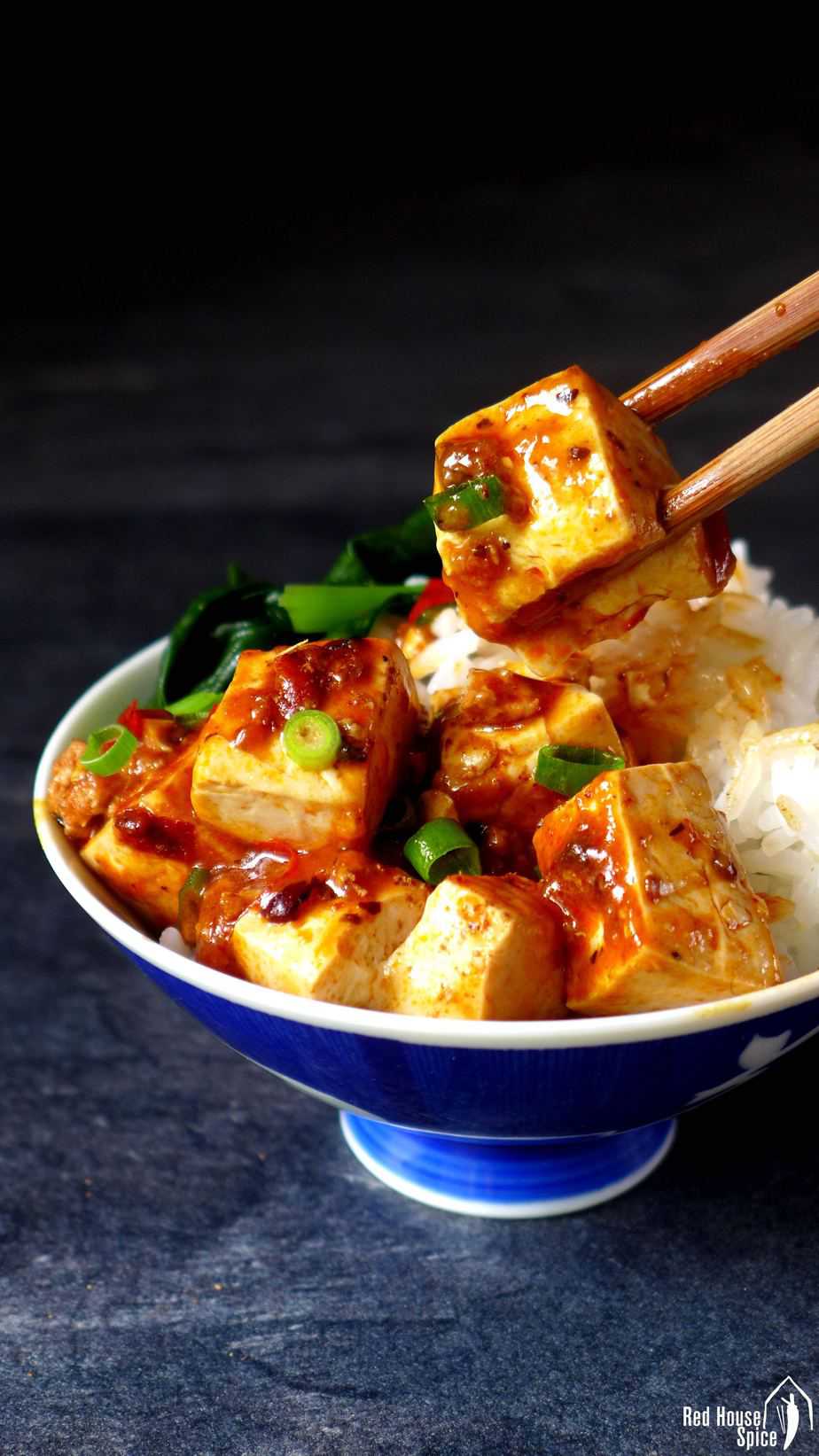 Mapo tofu, the authentic way (麻婆豆腐) Red House Spice