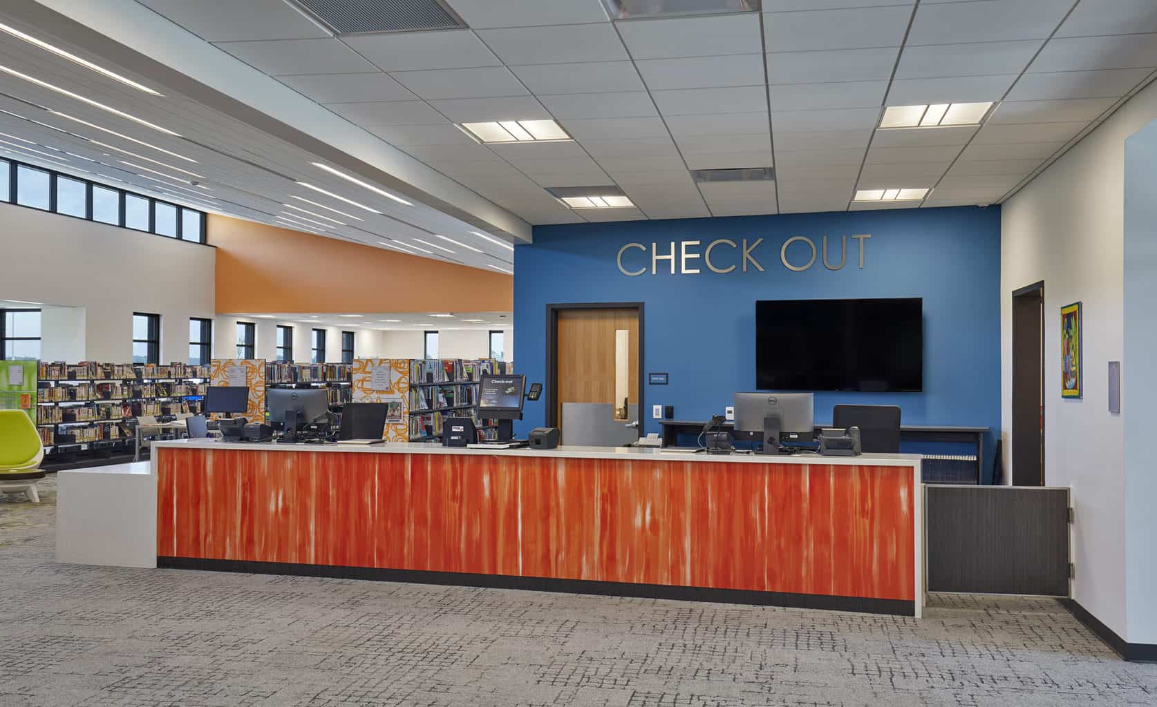 Eagle Branch Library Indianapolis Public Libraries R. E. Dimond and