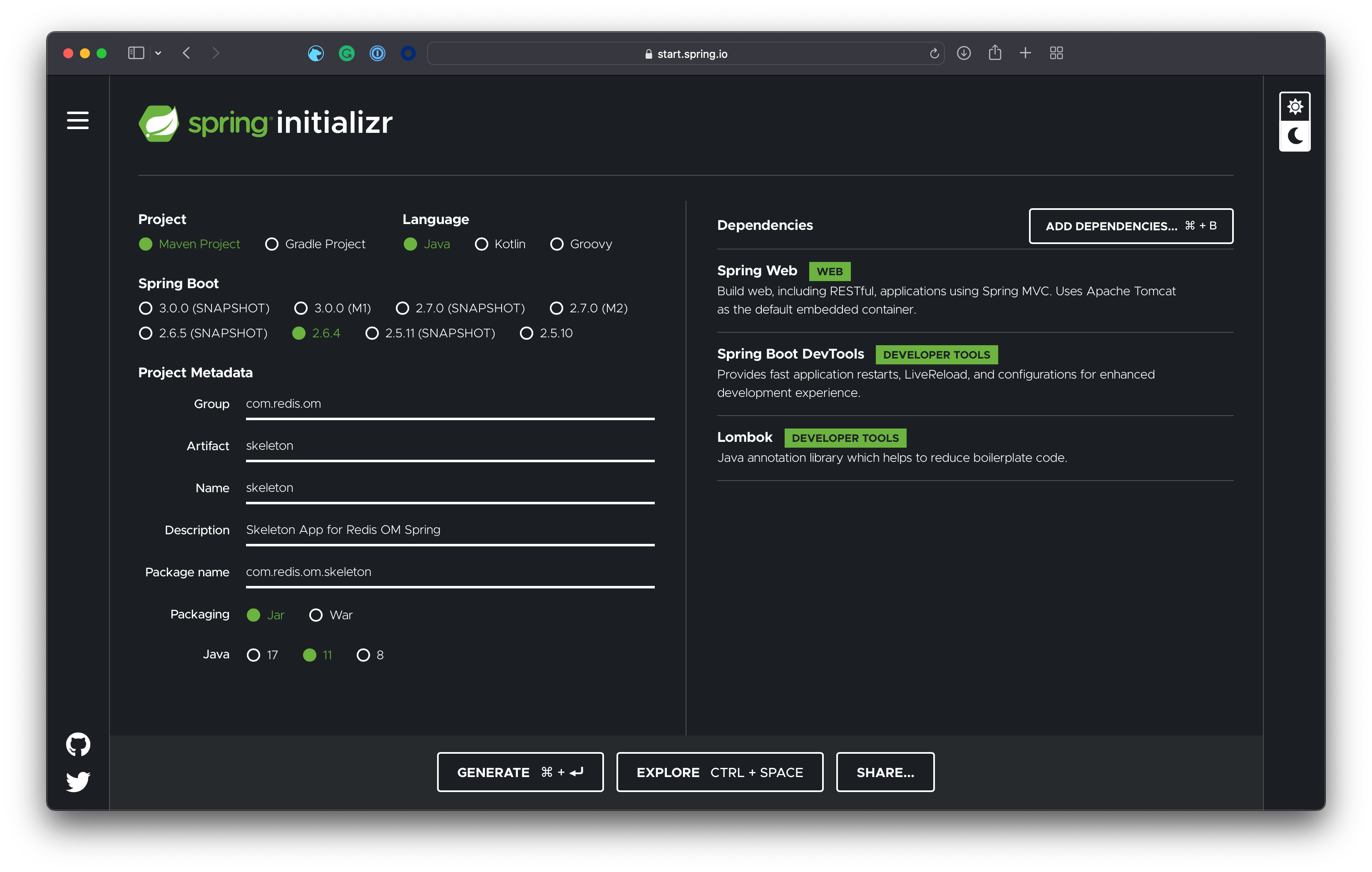 RedisOM for Java Docs
