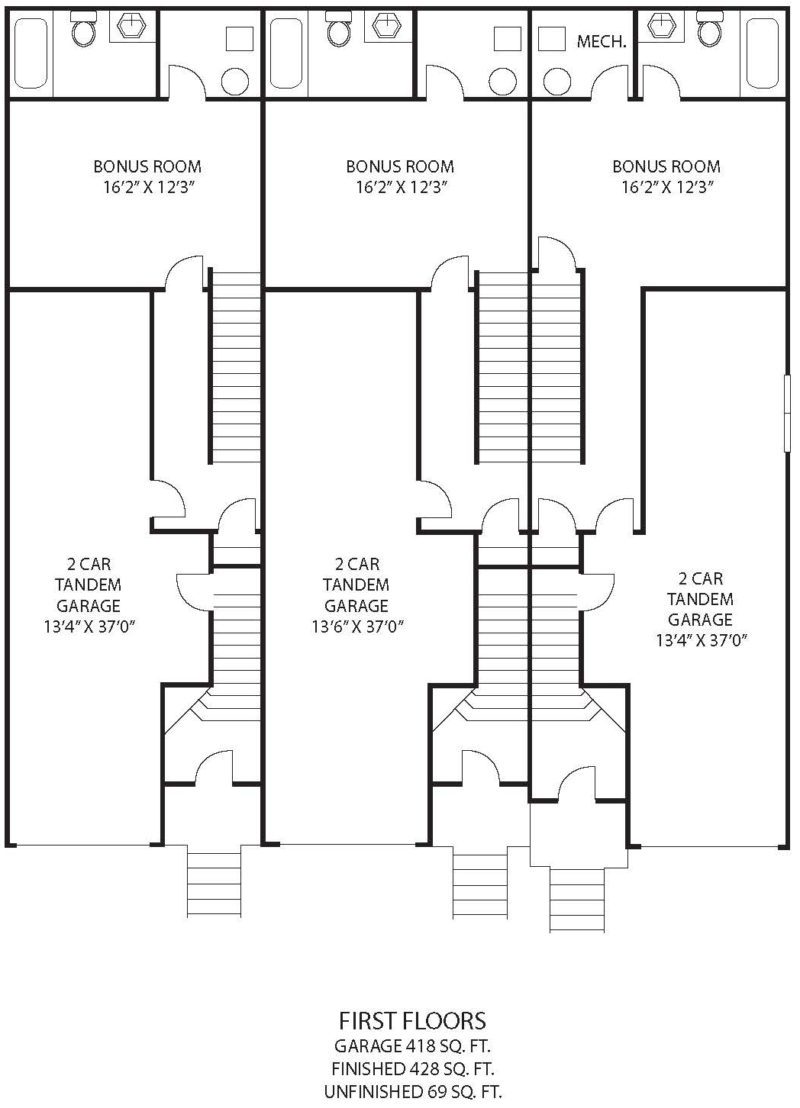 New Modern Townhomes in Oakley Redknot Homes