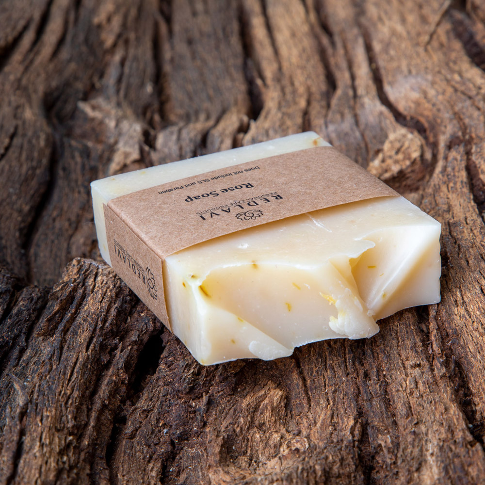 Handmade Natural Rose Soap remove skin spots that occur during