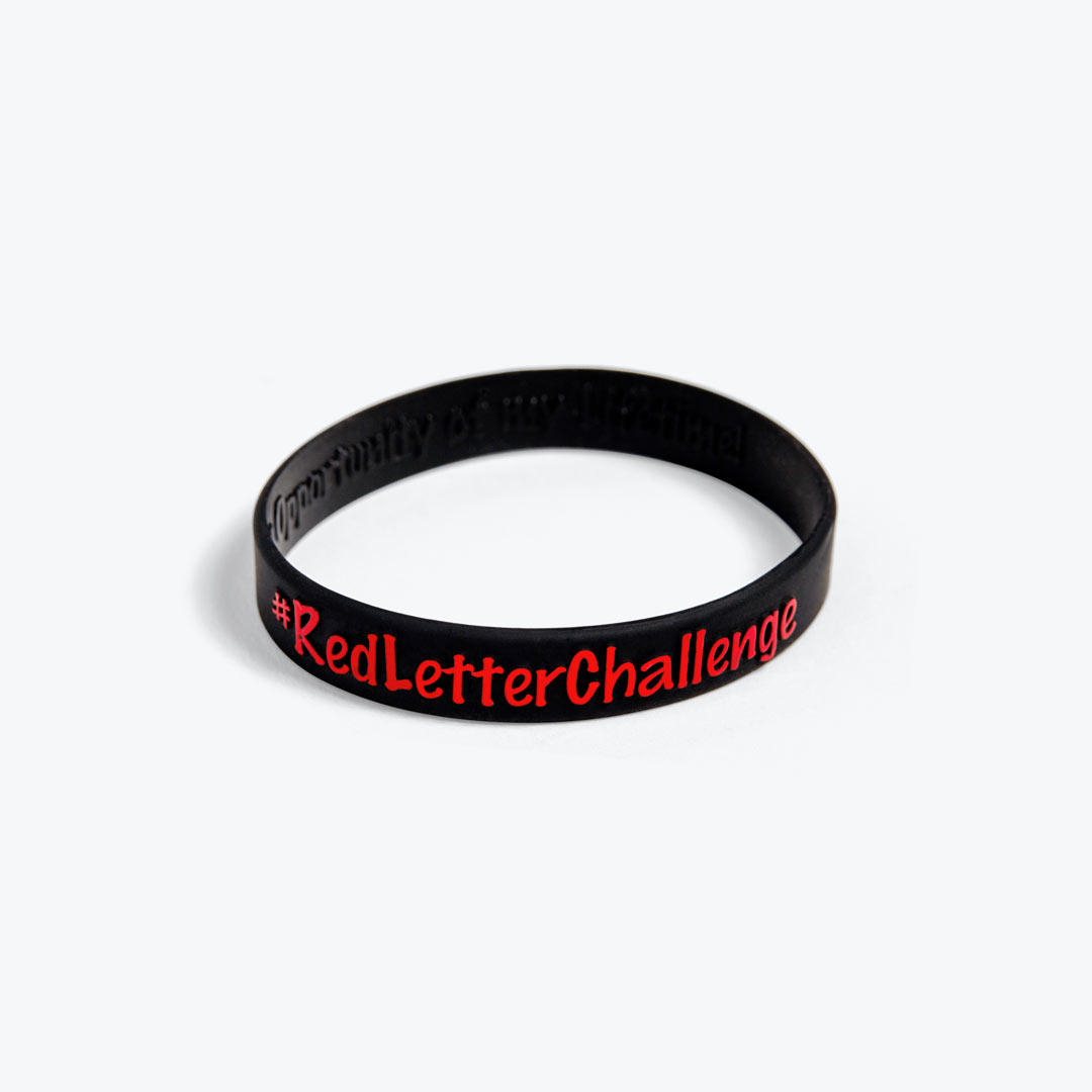 Red Letter Challenge Wristband Red Letter Living