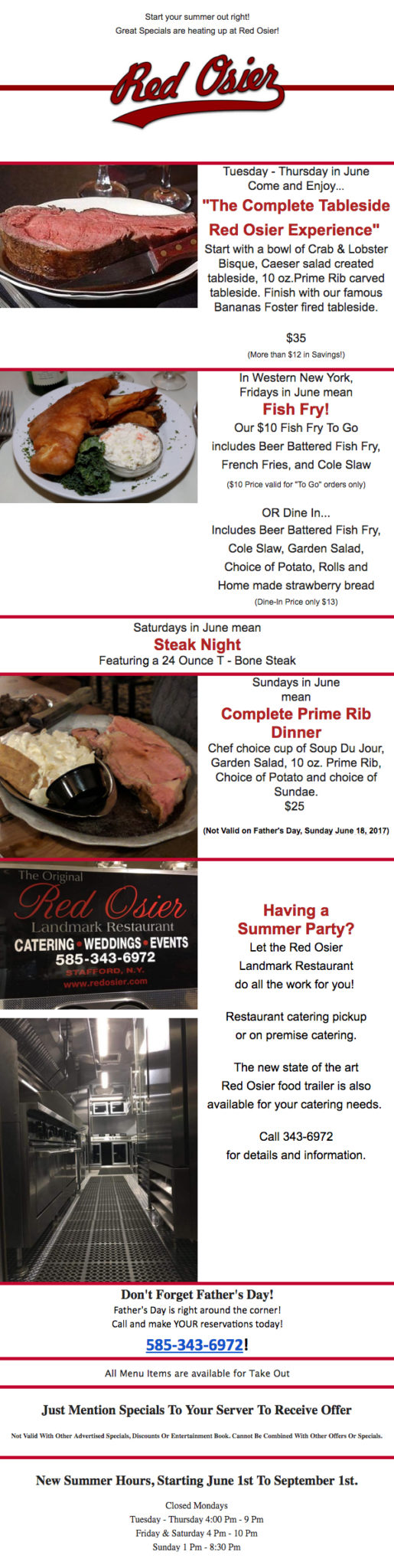2017_06_01Newsletter image The Red Osier Landmark Restaurant