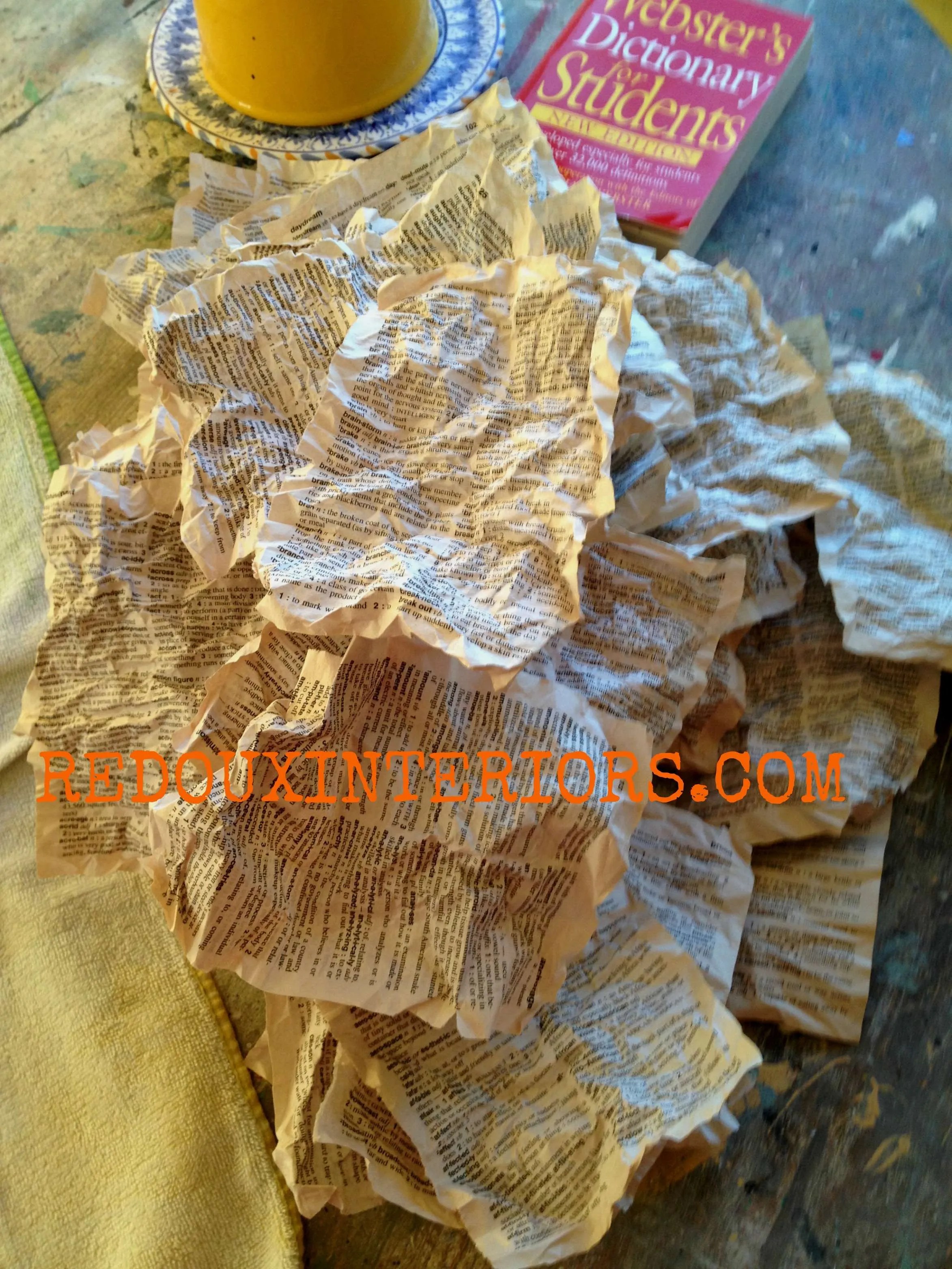 Bookmark This Lamp Shade Made of Book Pages › Redoux Interiors