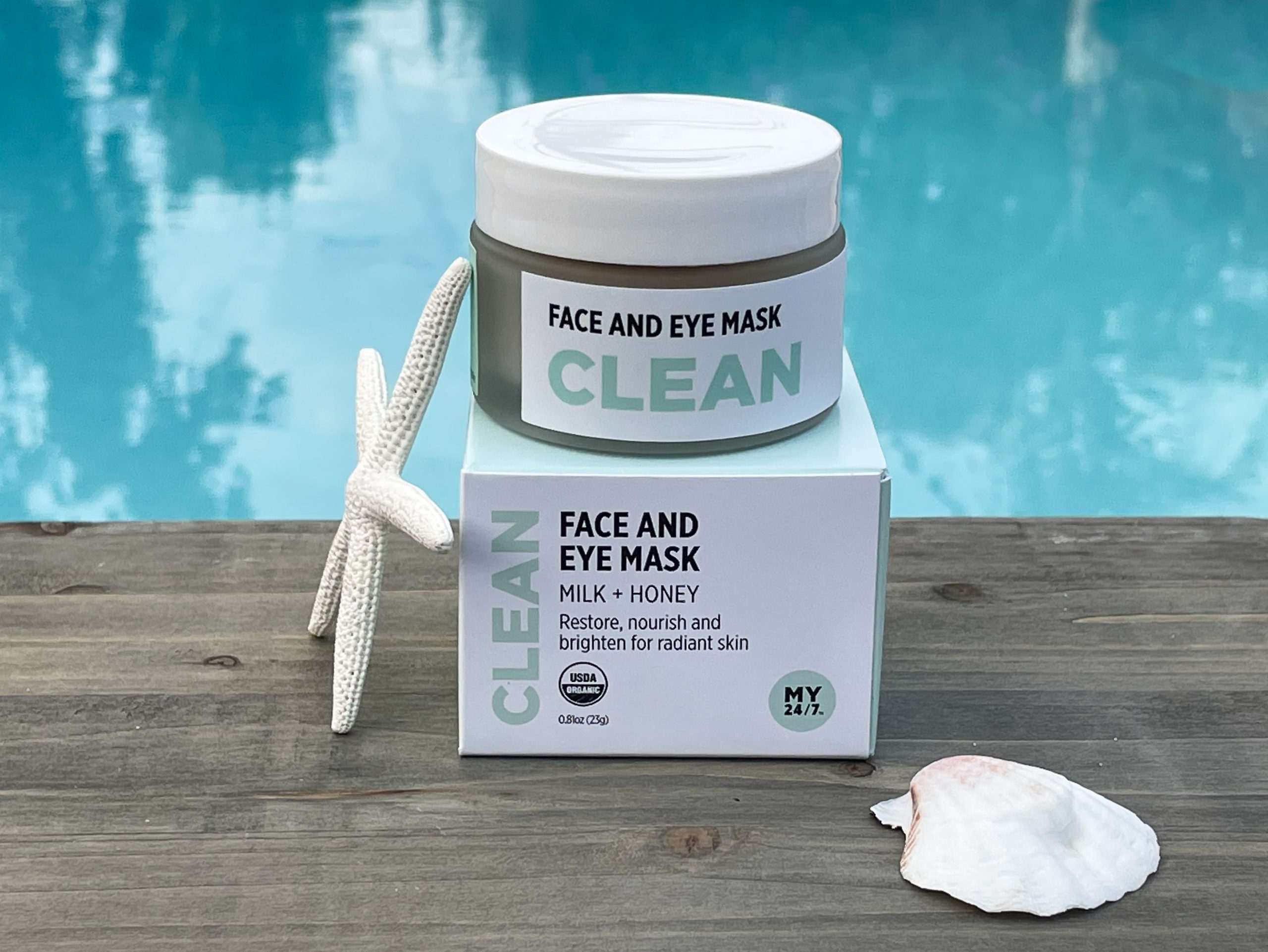 Milkhoney face and eye mask, organic Red Pantz