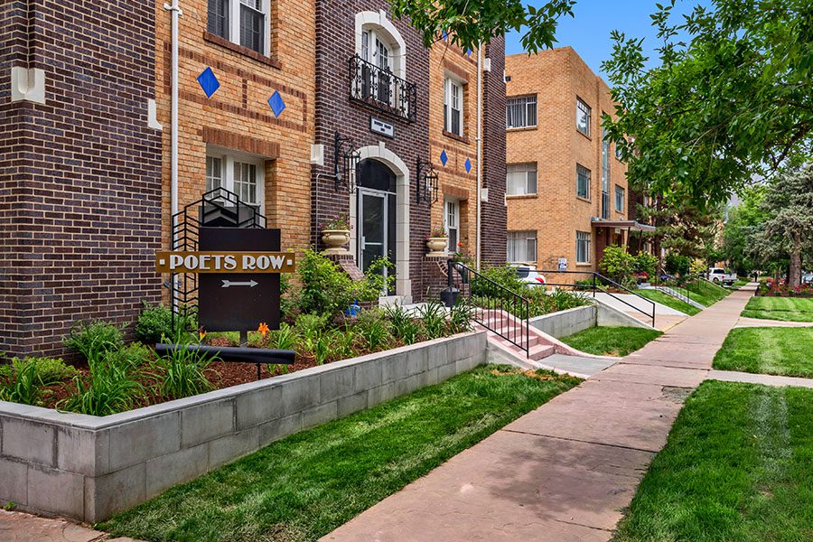 Capitol Hill Apartments Poets Row Denver CO